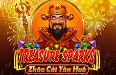 Treasure Sparks slot art from Springbok's lobby