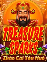 Treasure Sparks game card from Springbok's lobby